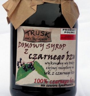 TRUSK Domowy syrop z czarnego bzu 830 ml